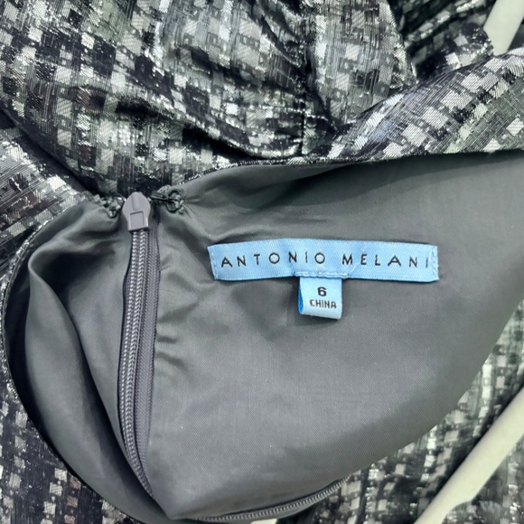 Antonio Melani Silver Cocktail Dress - Picture 9 of 10